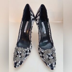 Manolo Blahnik Hangisi 105 Embellish pumps